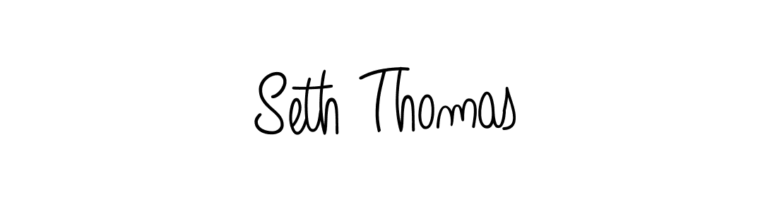 Make a beautiful signature design for name Seth Thomas. With this signature (Angelique-Rose-font-FFP) style, you can create a handwritten signature for free. Seth Thomas signature style 5 images and pictures png