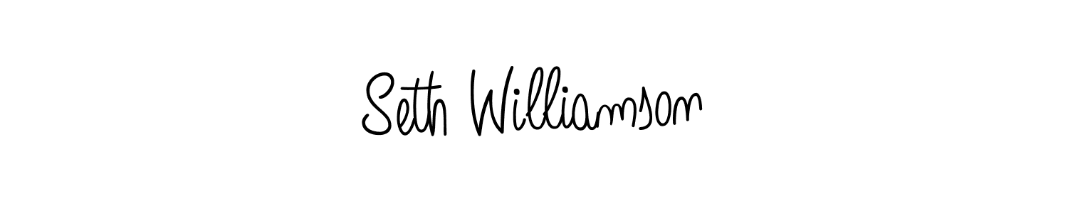 Use a signature maker to create a handwritten signature online. With this signature software, you can design (Angelique-Rose-font-FFP) your own signature for name Seth Williamson. Seth Williamson signature style 5 images and pictures png