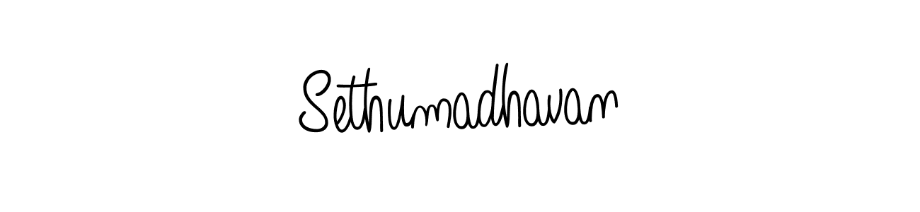 How to make Sethumadhavan signature? Angelique-Rose-font-FFP is a professional autograph style. Create handwritten signature for Sethumadhavan name. Sethumadhavan signature style 5 images and pictures png