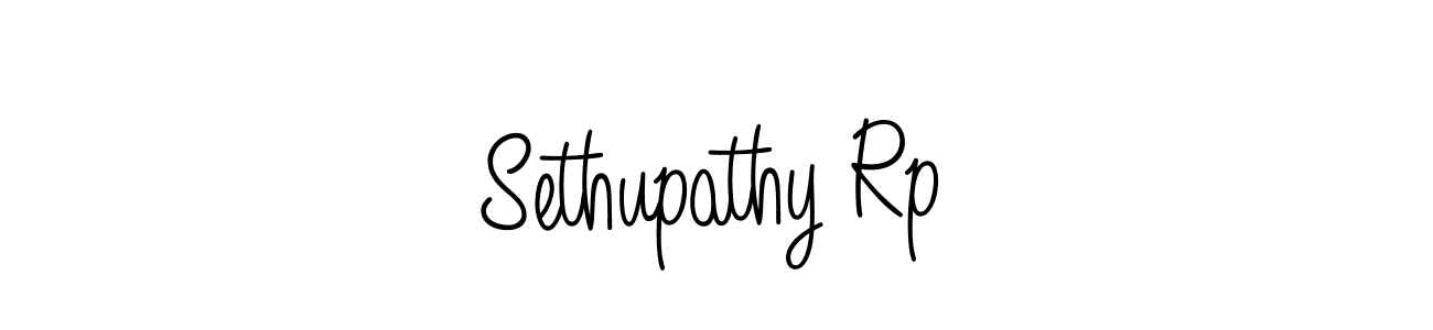 Sethupathy Rp stylish signature style. Best Handwritten Sign (Angelique-Rose-font-FFP) for my name. Handwritten Signature Collection Ideas for my name Sethupathy Rp. Sethupathy Rp signature style 5 images and pictures png