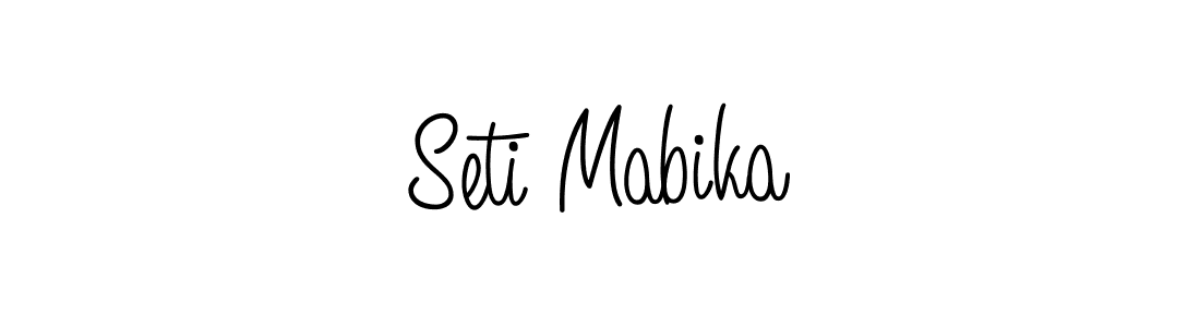 How to Draw Seti Mabika signature style? Angelique-Rose-font-FFP is a latest design signature styles for name Seti Mabika. Seti Mabika signature style 5 images and pictures png