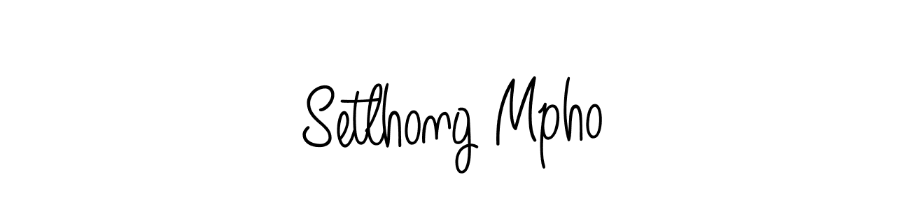 Make a short Setlhong Mpho signature style. Manage your documents anywhere anytime using Angelique-Rose-font-FFP. Create and add eSignatures, submit forms, share and send files easily. Setlhong Mpho signature style 5 images and pictures png