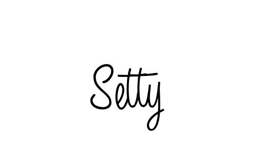 Use a signature maker to create a handwritten signature online. With this signature software, you can design (Angelique-Rose-font-FFP) your own signature for name Setty. Setty signature style 5 images and pictures png