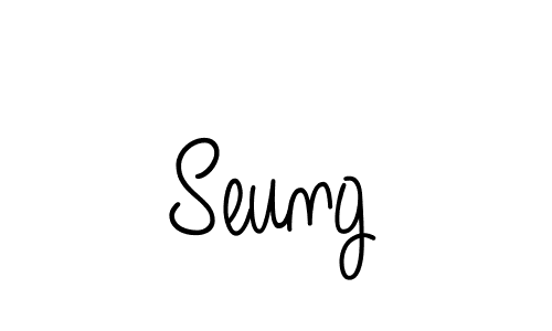 How to Draw Seung signature style? Angelique-Rose-font-FFP is a latest design signature styles for name Seung. Seung signature style 5 images and pictures png