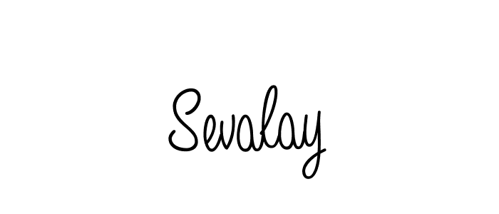 You should practise on your own different ways (Angelique-Rose-font-FFP) to write your name (Sevalay) in signature. don't let someone else do it for you. Sevalay signature style 5 images and pictures png