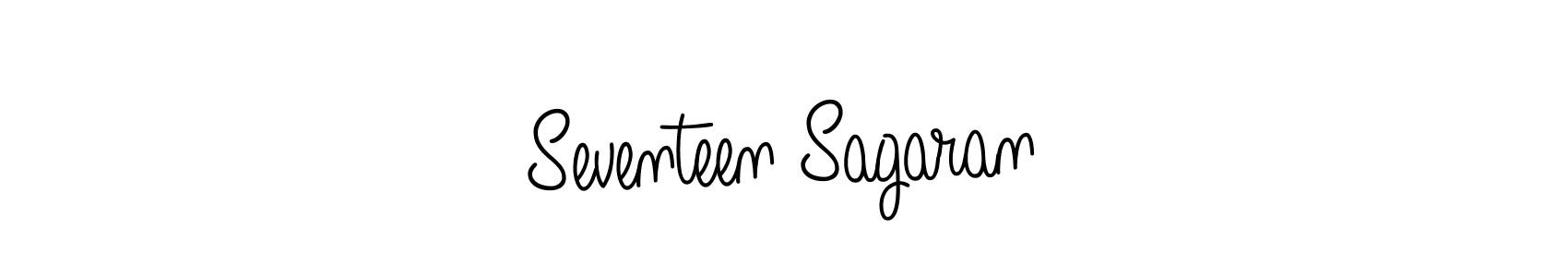 if you are searching for the best signature style for your name Seventeen Sagaran. so please give up your signature search. here we have designed multiple signature styles  using Angelique-Rose-font-FFP. Seventeen Sagaran signature style 5 images and pictures png