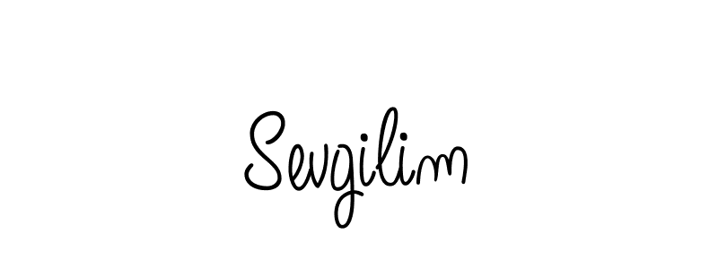 Make a beautiful signature design for name Sevgilim. With this signature (Angelique-Rose-font-FFP) style, you can create a handwritten signature for free. Sevgilim signature style 5 images and pictures png