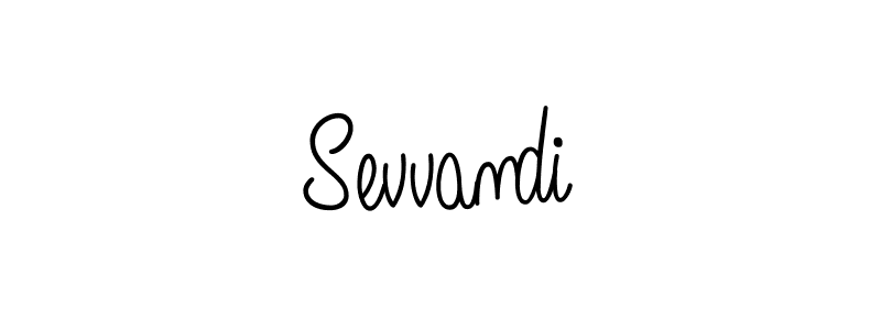 Sevvandi stylish signature style. Best Handwritten Sign (Angelique-Rose-font-FFP) for my name. Handwritten Signature Collection Ideas for my name Sevvandi. Sevvandi signature style 5 images and pictures png