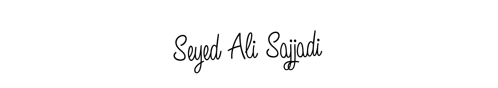 How to make Seyed Ali Sajjadi name signature. Use Angelique-Rose-font-FFP style for creating short signs online. This is the latest handwritten sign. Seyed Ali Sajjadi signature style 5 images and pictures png