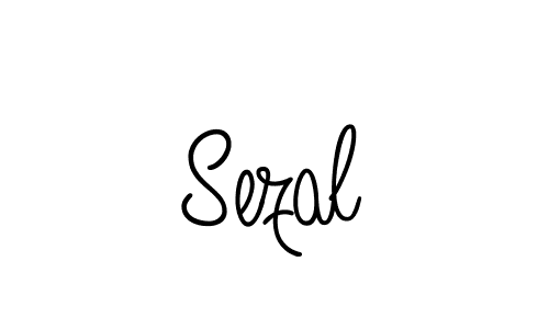 You should practise on your own different ways (Angelique-Rose-font-FFP) to write your name (Sezal) in signature. don't let someone else do it for you. Sezal signature style 5 images and pictures png