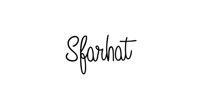 How to Draw Sfarhat signature style? Angelique-Rose-font-FFP is a latest design signature styles for name Sfarhat. Sfarhat signature style 5 images and pictures png