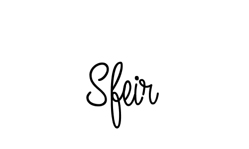 Sfeir stylish signature style. Best Handwritten Sign (Angelique-Rose-font-FFP) for my name. Handwritten Signature Collection Ideas for my name Sfeir. Sfeir signature style 5 images and pictures png