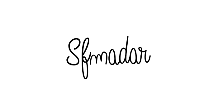 You should practise on your own different ways (Angelique-Rose-font-FFP) to write your name (Sfmadar) in signature. don't let someone else do it for you. Sfmadar signature style 5 images and pictures png