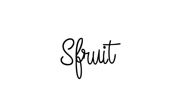 Sfruit stylish signature style. Best Handwritten Sign (Angelique-Rose-font-FFP) for my name. Handwritten Signature Collection Ideas for my name Sfruit. Sfruit signature style 5 images and pictures png