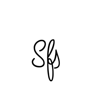 Use a signature maker to create a handwritten signature online. With this signature software, you can design (Angelique-Rose-font-FFP) your own signature for name Sfs. Sfs signature style 5 images and pictures png