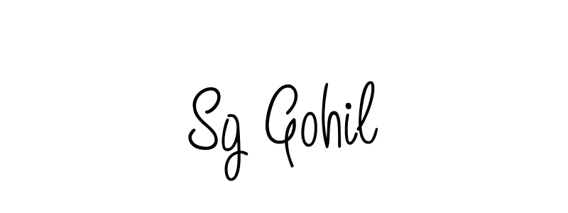 Create a beautiful signature design for name Sg Gohil. With this signature (Angelique-Rose-font-FFP) fonts, you can make a handwritten signature for free. Sg Gohil signature style 5 images and pictures png