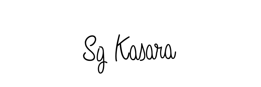 Design your own signature with our free online signature maker. With this signature software, you can create a handwritten (Angelique-Rose-font-FFP) signature for name Sg Kasara. Sg Kasara signature style 5 images and pictures png