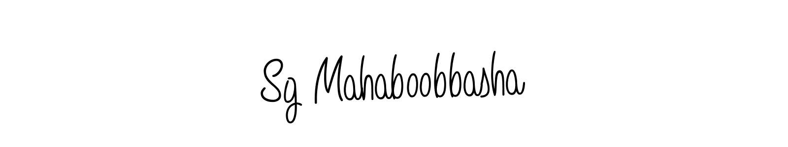Angelique-Rose-font-FFP is a professional signature style that is perfect for those who want to add a touch of class to their signature. It is also a great choice for those who want to make their signature more unique. Get Sg Mahaboobbasha name to fancy signature for free. Sg Mahaboobbasha signature style 5 images and pictures png
