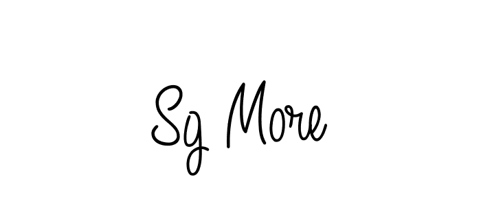 Best and Professional Signature Style for Sg More. Angelique-Rose-font-FFP Best Signature Style Collection. Sg More signature style 5 images and pictures png