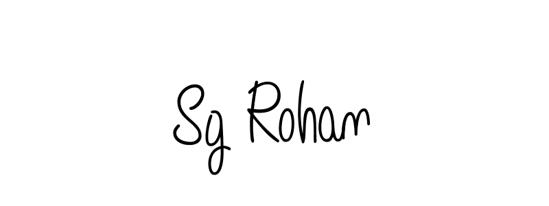 How to make Sg Rohan signature? Angelique-Rose-font-FFP is a professional autograph style. Create handwritten signature for Sg Rohan name. Sg Rohan signature style 5 images and pictures png