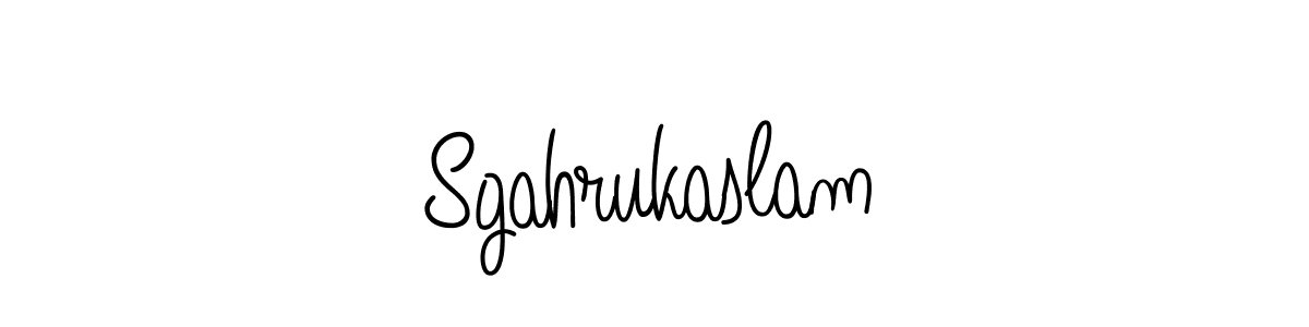 Angelique-Rose-font-FFP is a professional signature style that is perfect for those who want to add a touch of class to their signature. It is also a great choice for those who want to make their signature more unique. Get Sgahrukaslam name to fancy signature for free. Sgahrukaslam signature style 5 images and pictures png