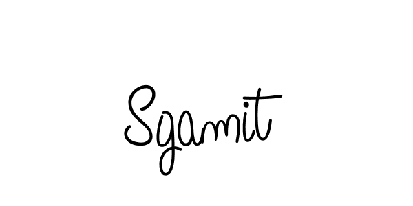 How to Draw Sgamit signature style? Angelique-Rose-font-FFP is a latest design signature styles for name Sgamit. Sgamit signature style 5 images and pictures png