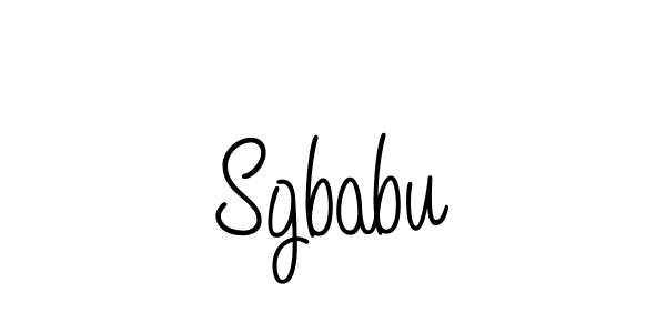 This is the best signature style for the Sgbabu name. Also you like these signature font (Angelique-Rose-font-FFP). Mix name signature. Sgbabu signature style 5 images and pictures png