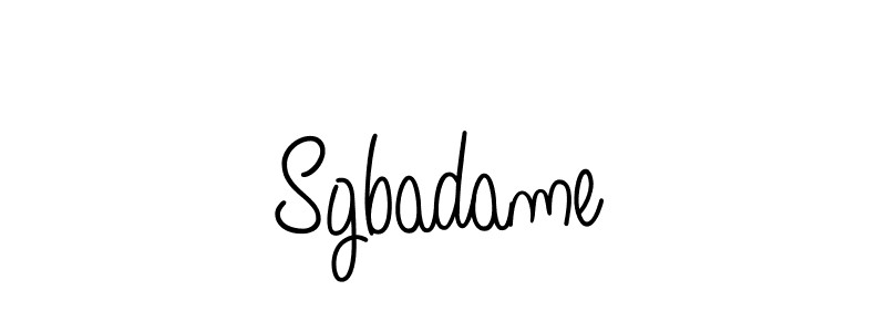 if you are searching for the best signature style for your name Sgbadame. so please give up your signature search. here we have designed multiple signature styles  using Angelique-Rose-font-FFP. Sgbadame signature style 5 images and pictures png