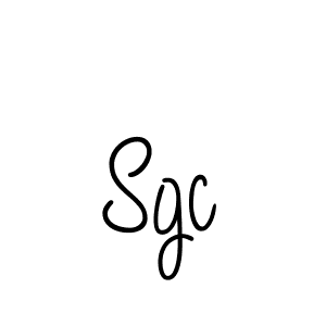 How to Draw Sgc signature style? Angelique-Rose-font-FFP is a latest design signature styles for name Sgc. Sgc signature style 5 images and pictures png