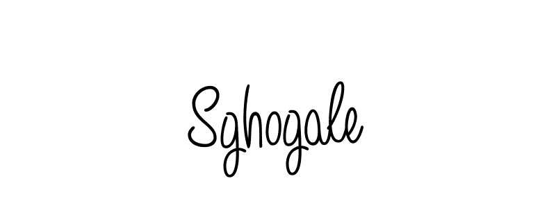 Sghogale stylish signature style. Best Handwritten Sign (Angelique-Rose-font-FFP) for my name. Handwritten Signature Collection Ideas for my name Sghogale. Sghogale signature style 5 images and pictures png