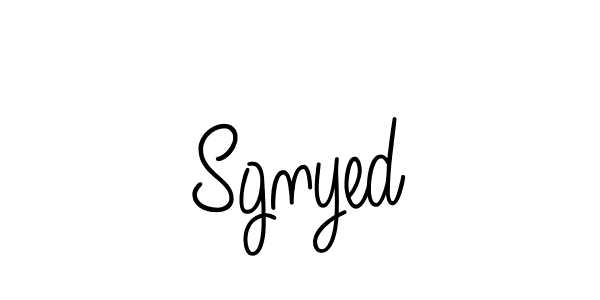 Make a beautiful signature design for name Sgnyed. Use this online signature maker to create a handwritten signature for free. Sgnyed signature style 5 images and pictures png