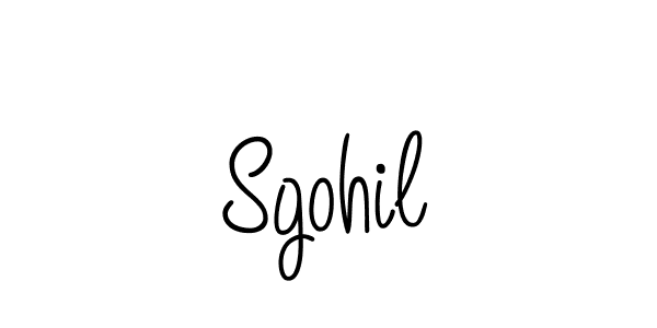 This is the best signature style for the Sgohil name. Also you like these signature font (Angelique-Rose-font-FFP). Mix name signature. Sgohil signature style 5 images and pictures png