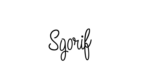 Use a signature maker to create a handwritten signature online. With this signature software, you can design (Angelique-Rose-font-FFP) your own signature for name Sgorif. Sgorif signature style 5 images and pictures png