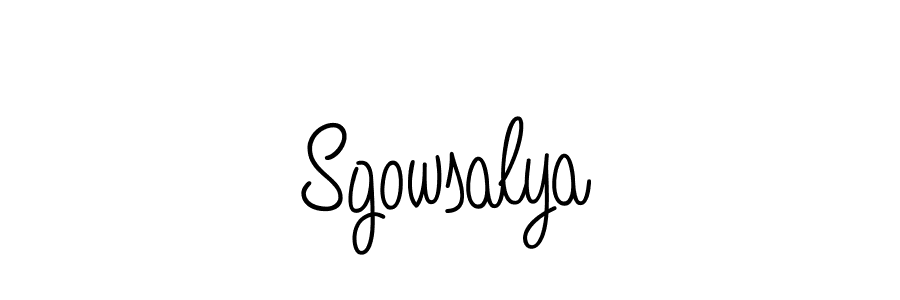 It looks lik you need a new signature style for name Sgowsalya. Design unique handwritten (Angelique-Rose-font-FFP) signature with our free signature maker in just a few clicks. Sgowsalya signature style 5 images and pictures png