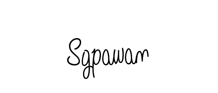 How to make Sgpawan signature? Angelique-Rose-font-FFP is a professional autograph style. Create handwritten signature for Sgpawan name. Sgpawan signature style 5 images and pictures png