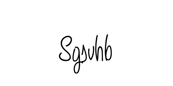 You should practise on your own different ways (Angelique-Rose-font-FFP) to write your name (Sgsvhb) in signature. don't let someone else do it for you. Sgsvhb signature style 5 images and pictures png