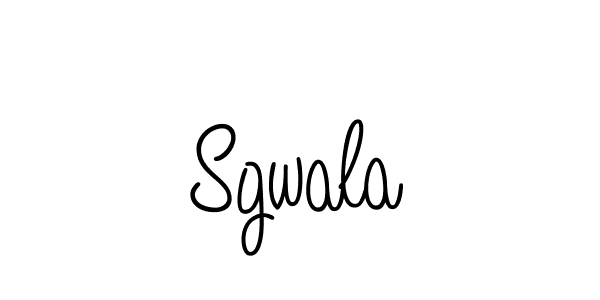 Create a beautiful signature design for name Sgwala. With this signature (Angelique-Rose-font-FFP) fonts, you can make a handwritten signature for free. Sgwala signature style 5 images and pictures png
