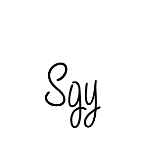 How to Draw Sgy signature style? Angelique-Rose-font-FFP is a latest design signature styles for name Sgy. Sgy signature style 5 images and pictures png