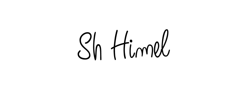 Angelique-Rose-font-FFP is a professional signature style that is perfect for those who want to add a touch of class to their signature. It is also a great choice for those who want to make their signature more unique. Get Sh Himel name to fancy signature for free. Sh Himel signature style 5 images and pictures png