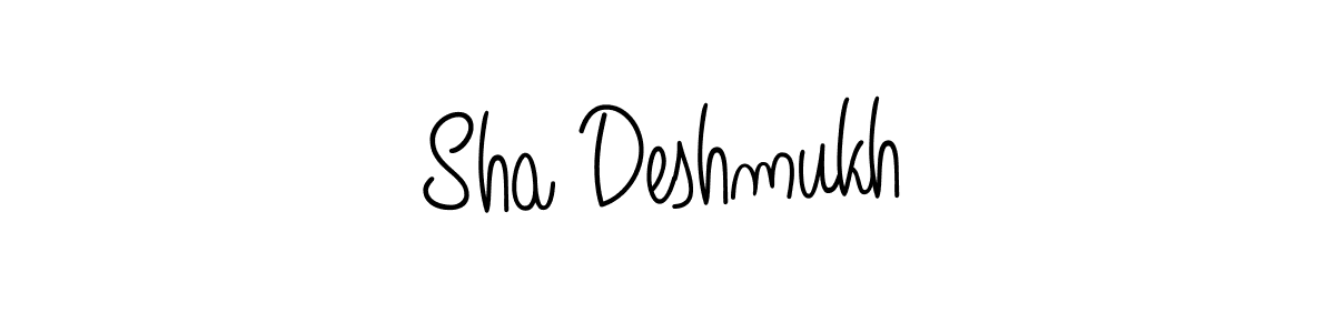 if you are searching for the best signature style for your name Sha Deshmukh. so please give up your signature search. here we have designed multiple signature styles  using Angelique-Rose-font-FFP. Sha Deshmukh signature style 5 images and pictures png