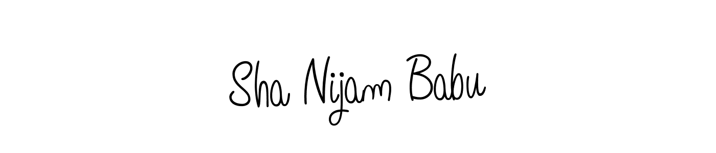 Make a beautiful signature design for name Sha Nijam Babu. Use this online signature maker to create a handwritten signature for free. Sha Nijam Babu signature style 5 images and pictures png
