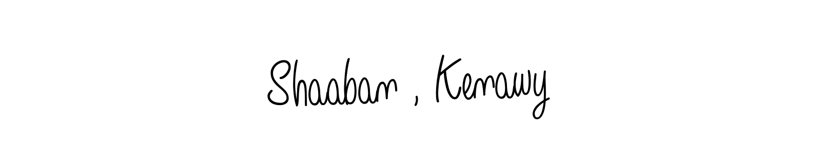 How to make Shaaban , Kenawy name signature. Use Angelique-Rose-font-FFP style for creating short signs online. This is the latest handwritten sign. Shaaban , Kenawy signature style 5 images and pictures png