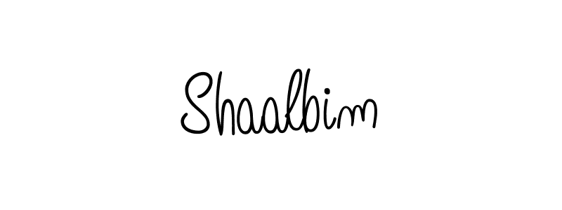 Create a beautiful signature design for name Shaalbim. With this signature (Angelique-Rose-font-FFP) fonts, you can make a handwritten signature for free. Shaalbim signature style 5 images and pictures png