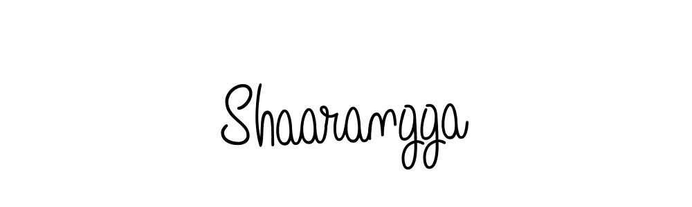 Make a beautiful signature design for name Shaarangga. With this signature (Angelique-Rose-font-FFP) style, you can create a handwritten signature for free. Shaarangga signature style 5 images and pictures png