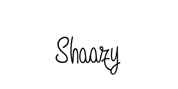 You should practise on your own different ways (Angelique-Rose-font-FFP) to write your name (Shaazy) in signature. don't let someone else do it for you. Shaazy signature style 5 images and pictures png