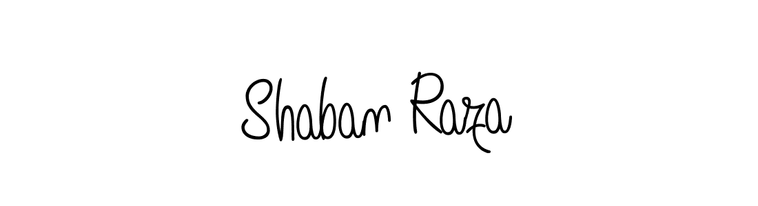 The best way (Angelique-Rose-font-FFP) to make a short signature is to pick only two or three words in your name. The name Shaban Raza include a total of six letters. For converting this name. Shaban Raza signature style 5 images and pictures png