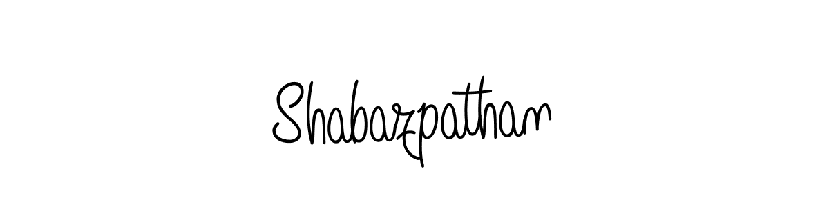 Design your own signature with our free online signature maker. With this signature software, you can create a handwritten (Angelique-Rose-font-FFP) signature for name Shabazpathan. Shabazpathan signature style 5 images and pictures png