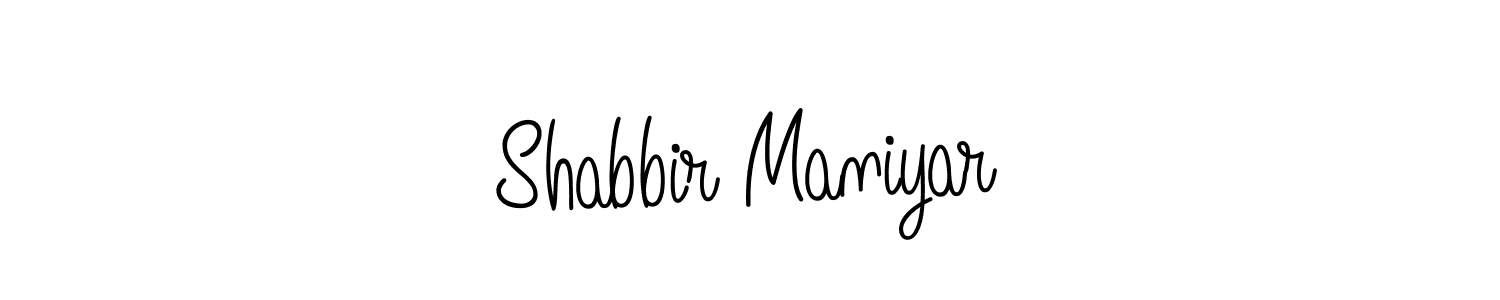 if you are searching for the best signature style for your name Shabbir Maniyar. so please give up your signature search. here we have designed multiple signature styles  using Angelique-Rose-font-FFP. Shabbir Maniyar signature style 5 images and pictures png