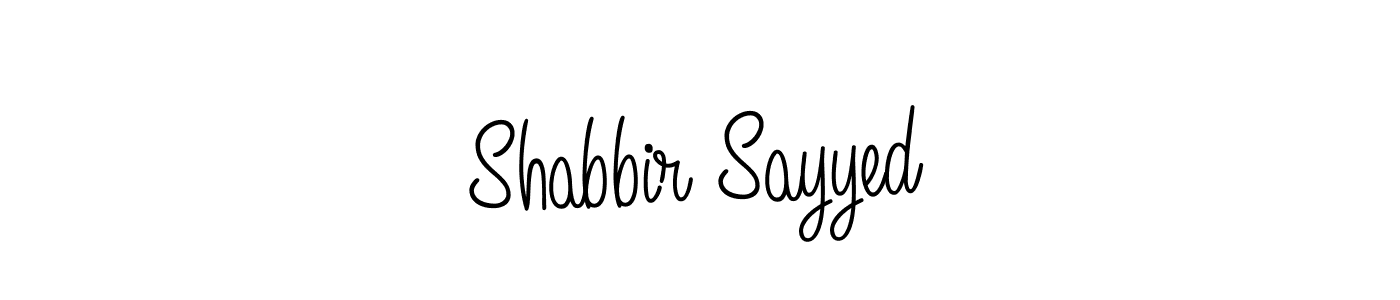Make a beautiful signature design for name Shabbir Sayyed. Use this online signature maker to create a handwritten signature for free. Shabbir Sayyed signature style 5 images and pictures png