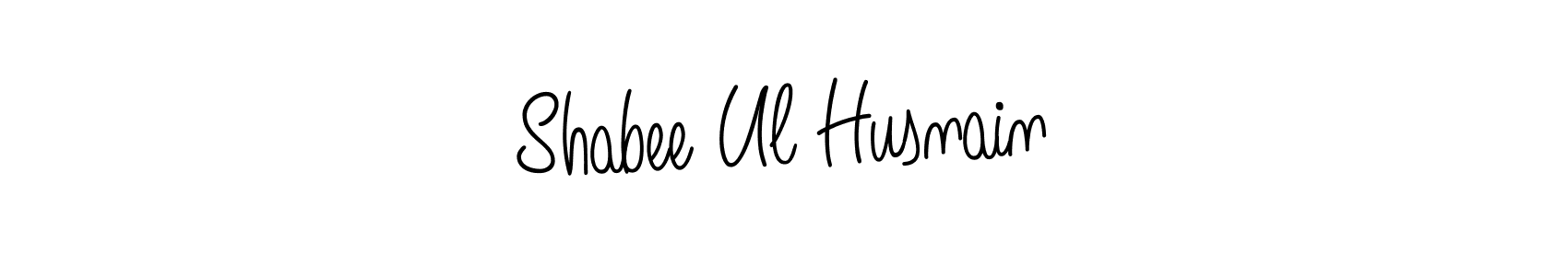 This is the best signature style for the Shabee Ul Husnain name. Also you like these signature font (Angelique-Rose-font-FFP). Mix name signature. Shabee Ul Husnain signature style 5 images and pictures png